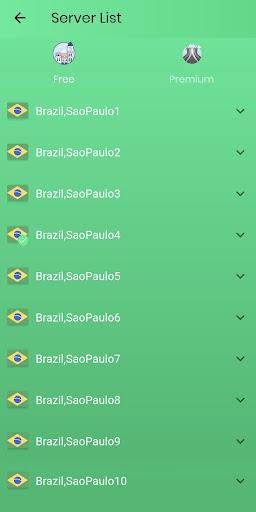 VPN Brazil - Fast VPN Proxy (MOD) Скриншот 2