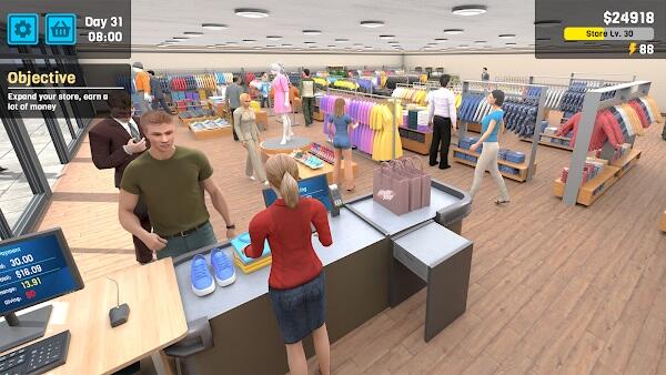 Clothing Store Simulator 모드 APK 무제한 돈