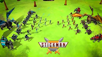 Stickman Battle Simulator game Ảnh chụp màn hình 2