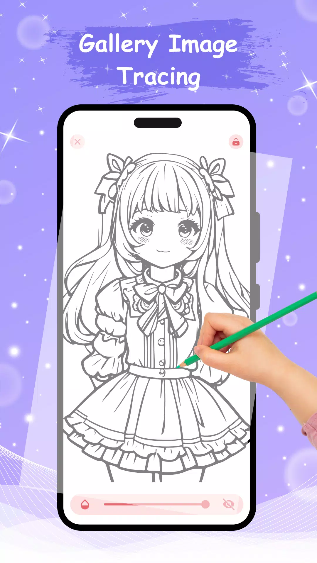 Trace and Sketch Anime Photo Captura de pantalla 3