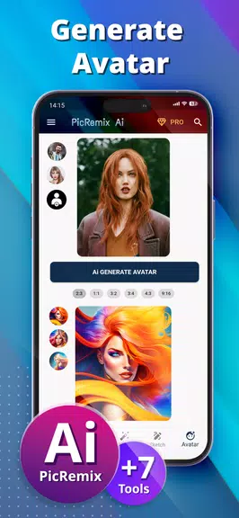 PicRemix AI Art & Avatars スクリーンショット 0
