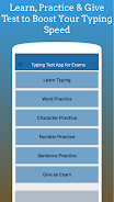 Typing Test App for Govt Exams Tangkapan skrin 0