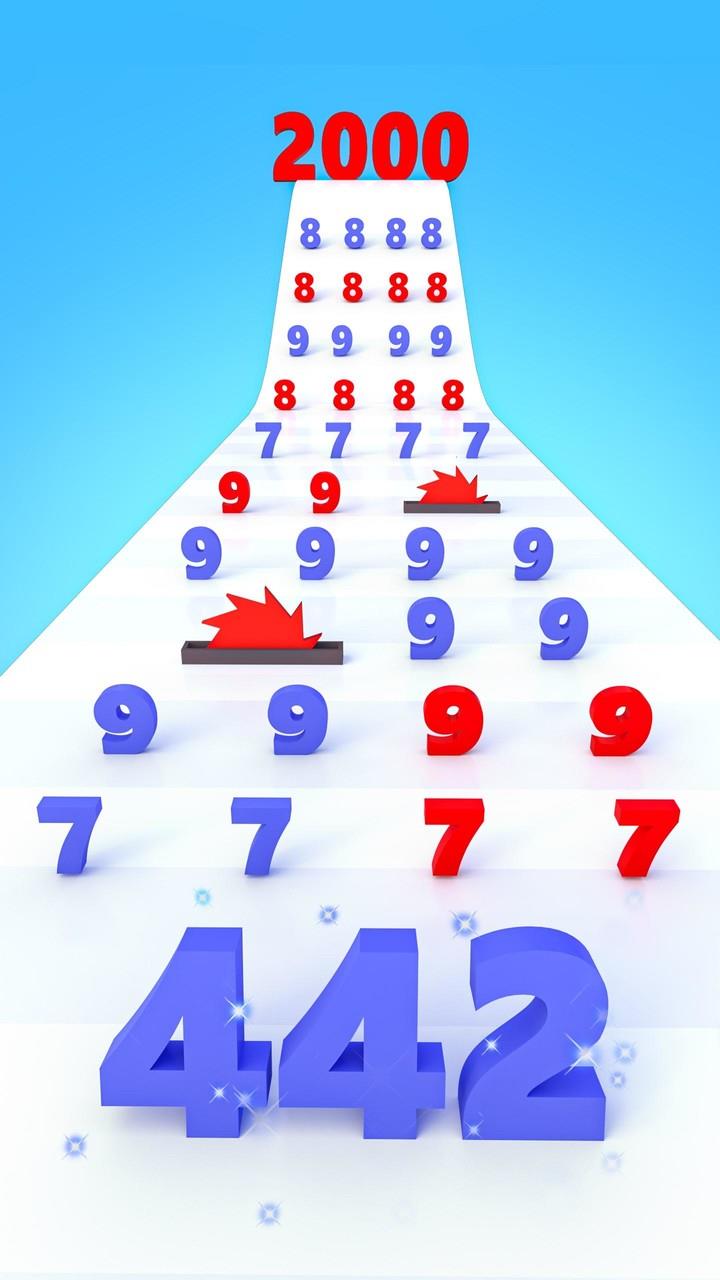 Number Run & Merge Master Game Screenshot 1