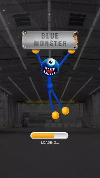 Blue Monster: Stretch Game Schermafbeelding 0