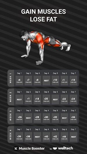 Trainingsplan Muscle Booster Screenshot 3