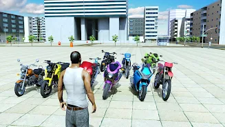 Indian Bike Driving Games 3D Capture d'écran 1