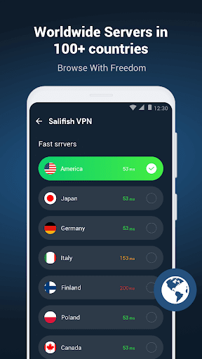 SailfishVPN - Fast, Secure VPN Capture d'écran 1