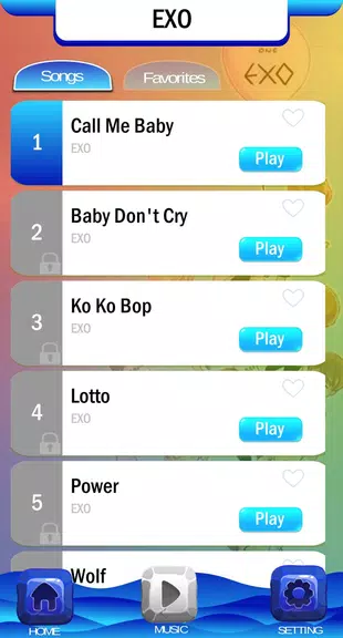 EXO Chibi Piano Tiles Screenshot 1