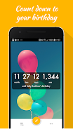 Birthday Countdown Widget Captura de pantalla 0