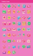 Princess Icons Theme +HOME Ekran Görüntüsü 3