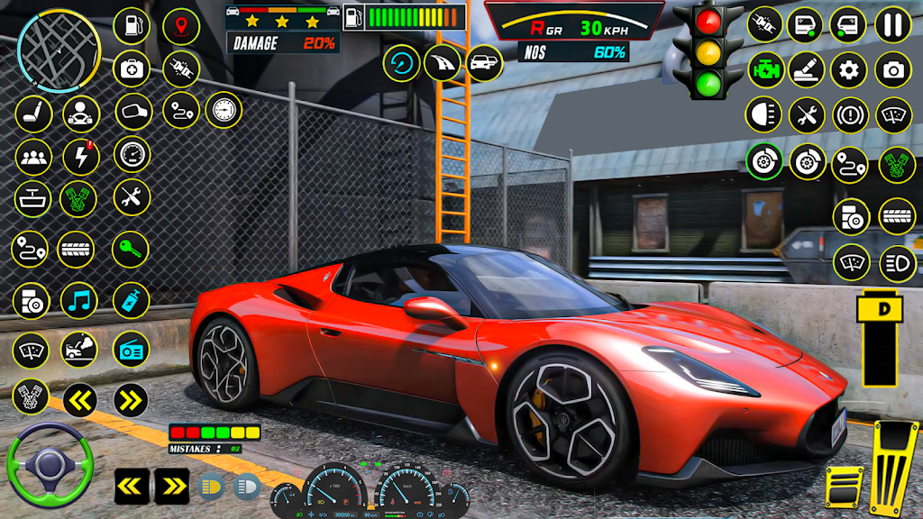 City Car Driving Game 3D 2024 स्क्रीनशॉट 0