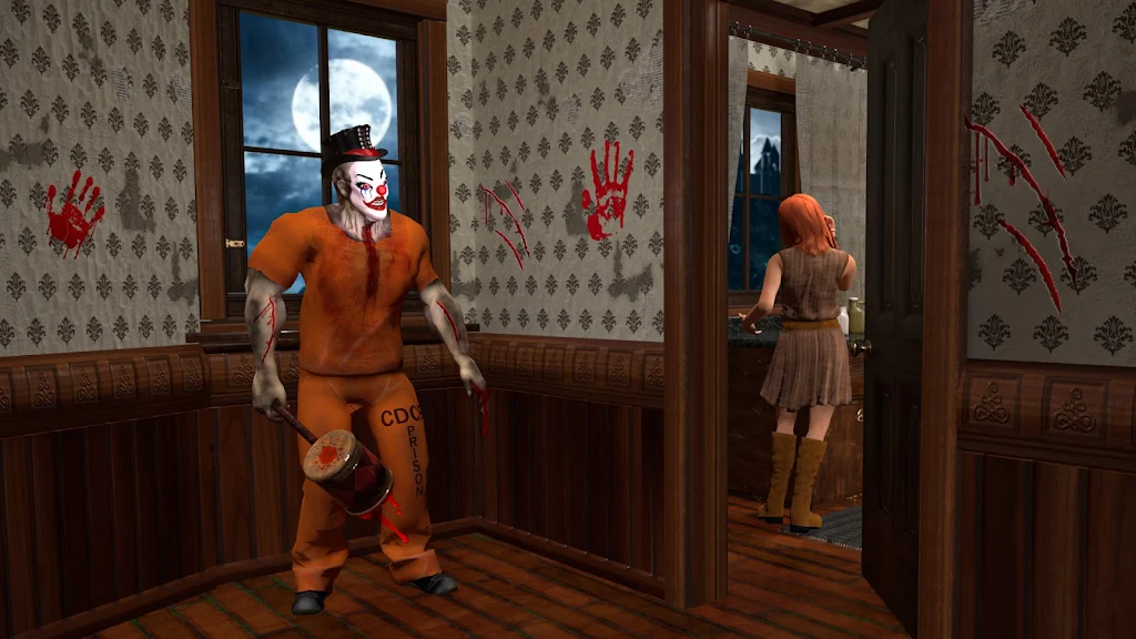 Joker Game: Scary Horror Clown Captura de tela 2