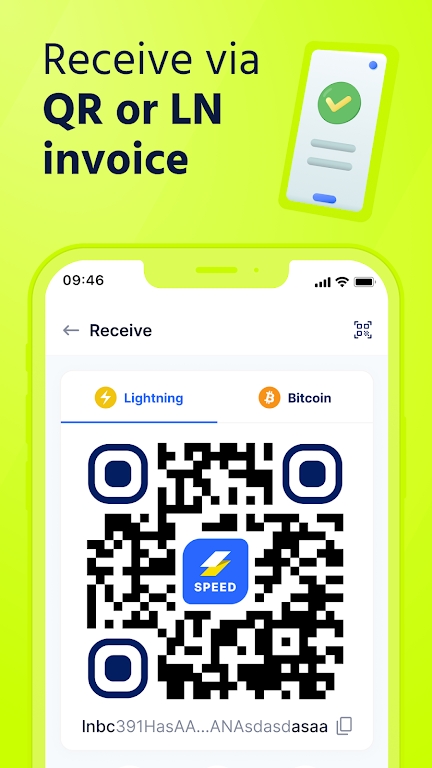 Speed Bitcoin Lightning Wallet Screenshot 3