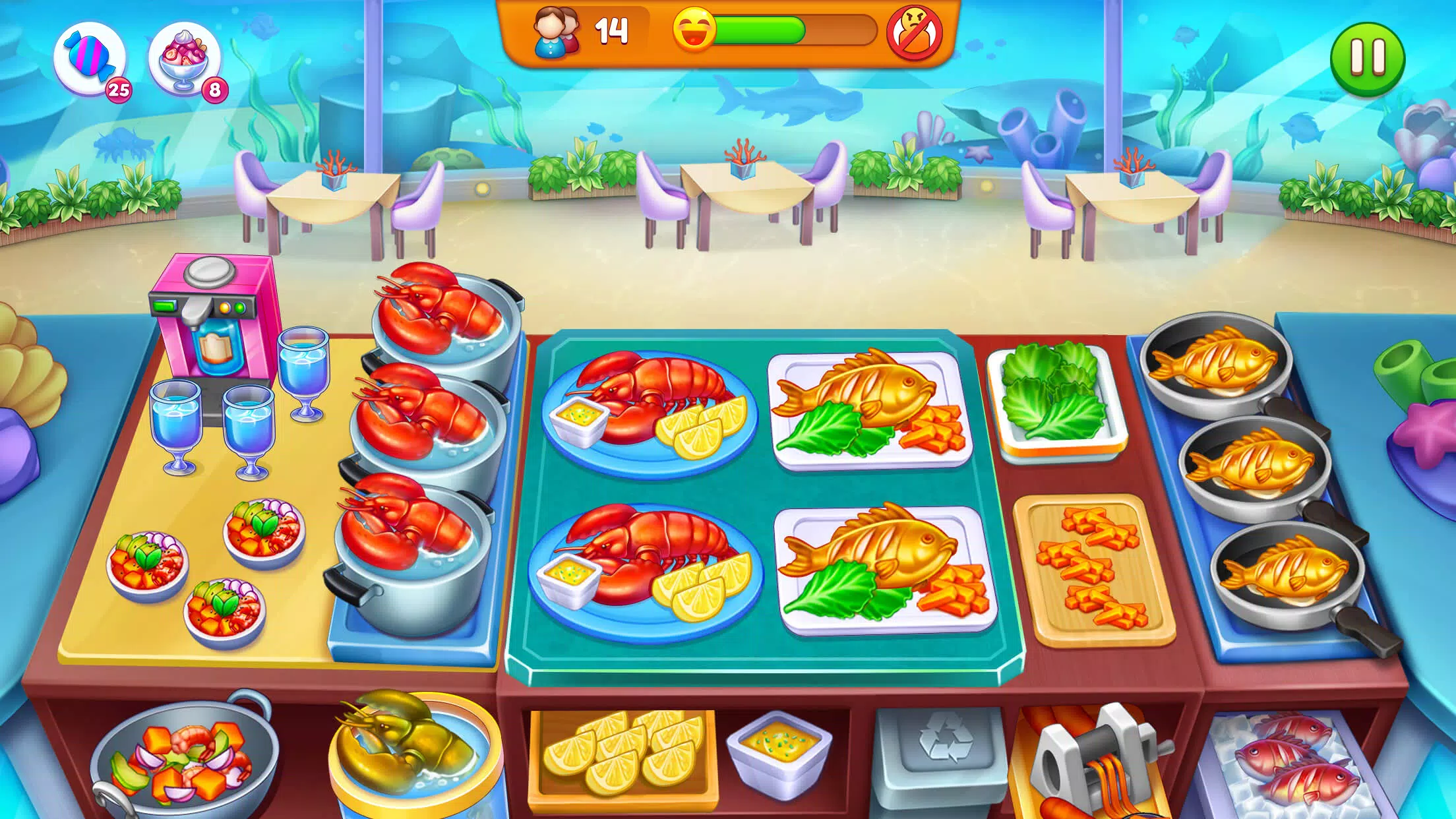 Cooking Restaurant Food Games Captura de pantalla 3