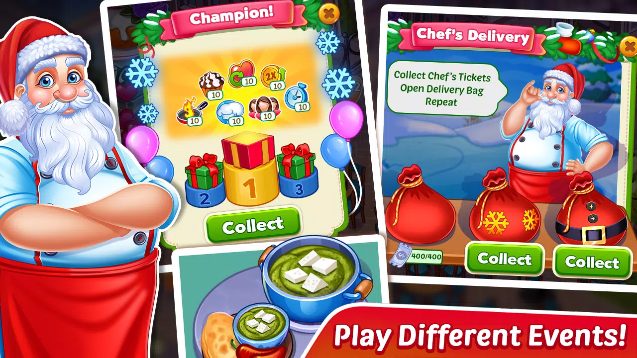 Christmas Fever Cooking Games Screenshot 2