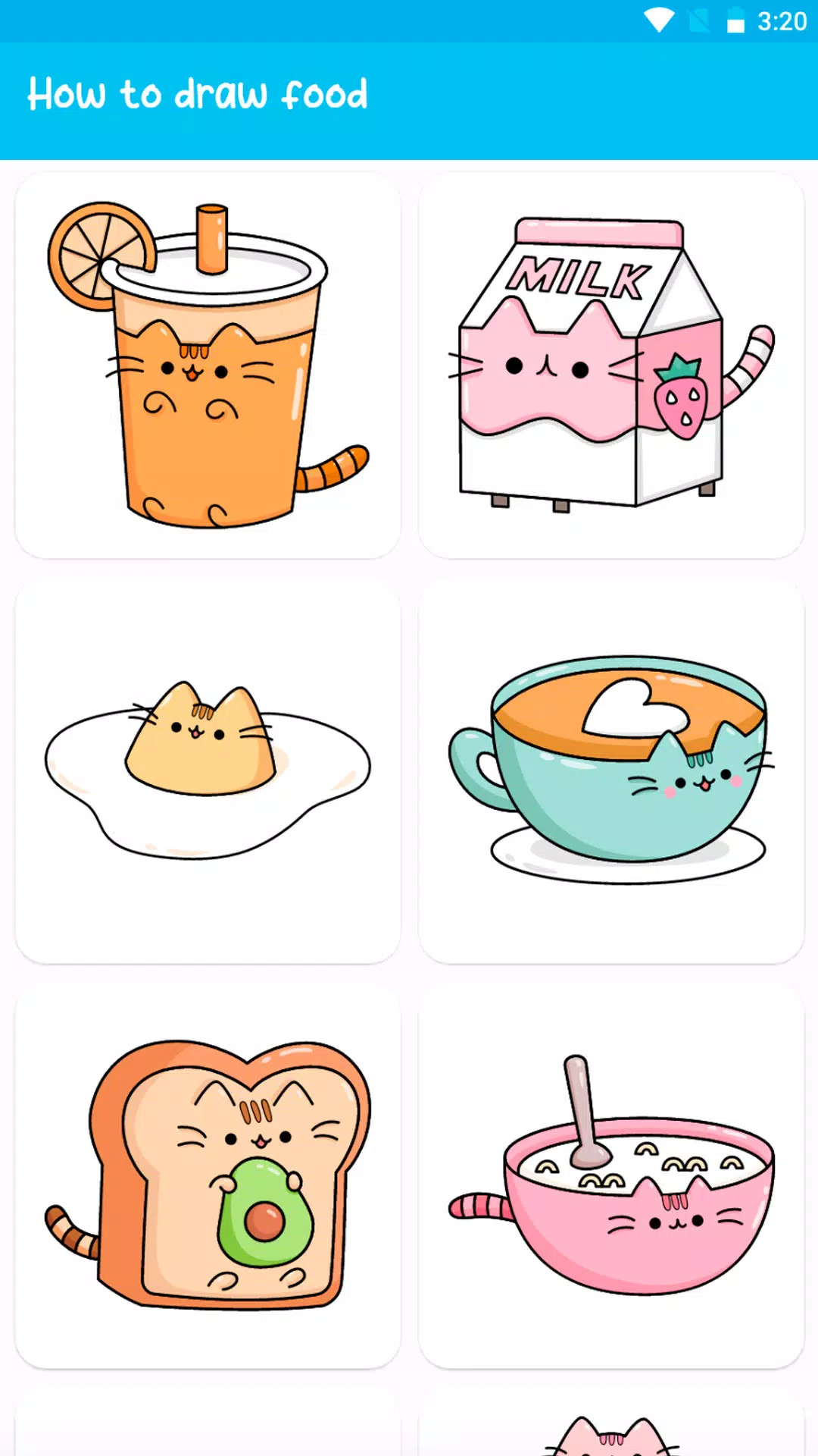 How to draw food スクリーンショット 1