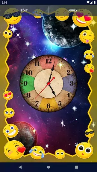 Galaxy Universe Live Wallpaper スクリーンショット 1