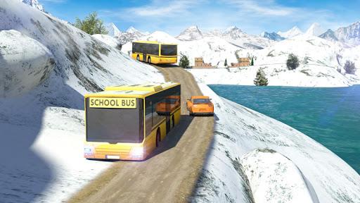 School Bus: Up Hill Driving Screenshot 0