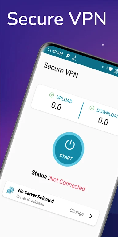 Secure VPN Proxy Schermafbeelding 0