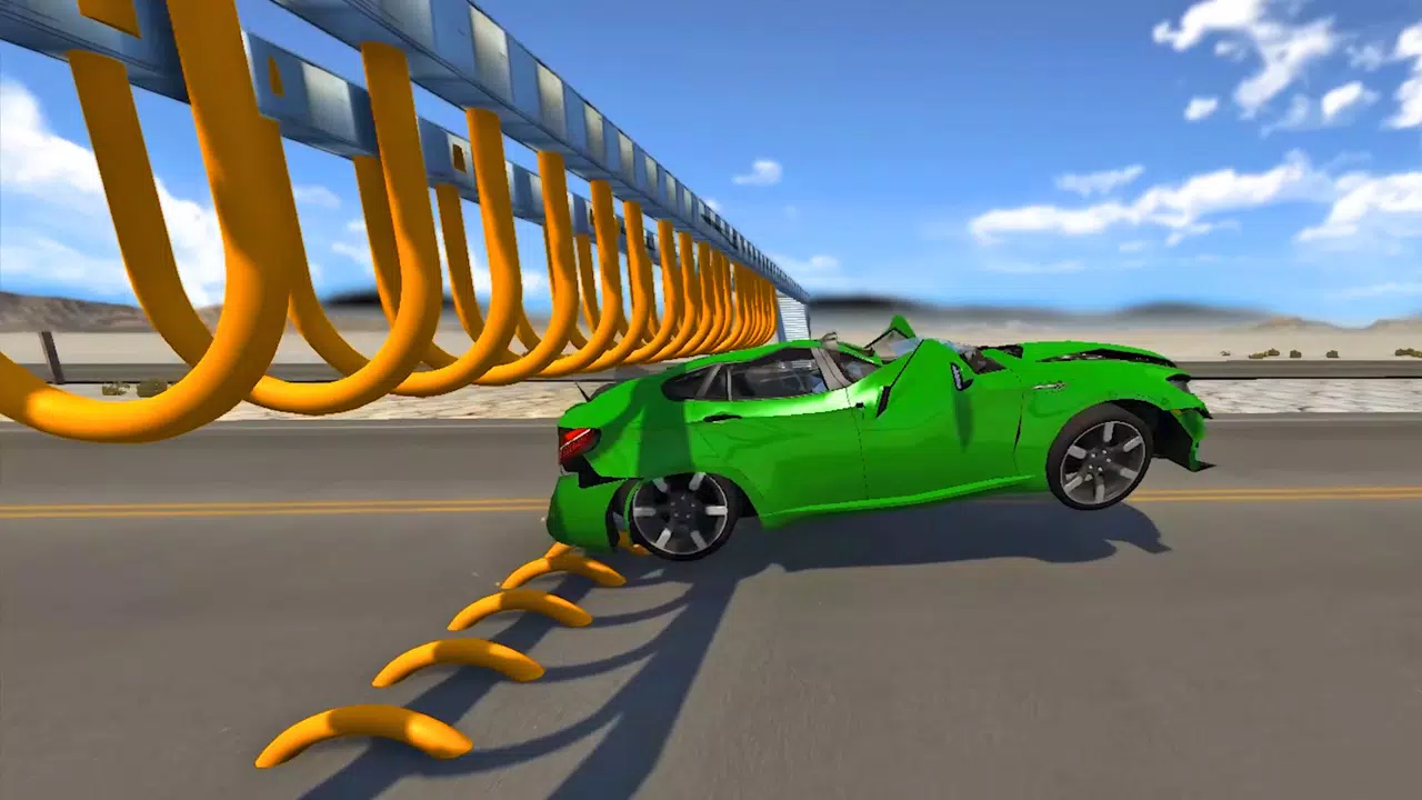 Beam Drive Road Crash 3D Games スクリーンショット 3