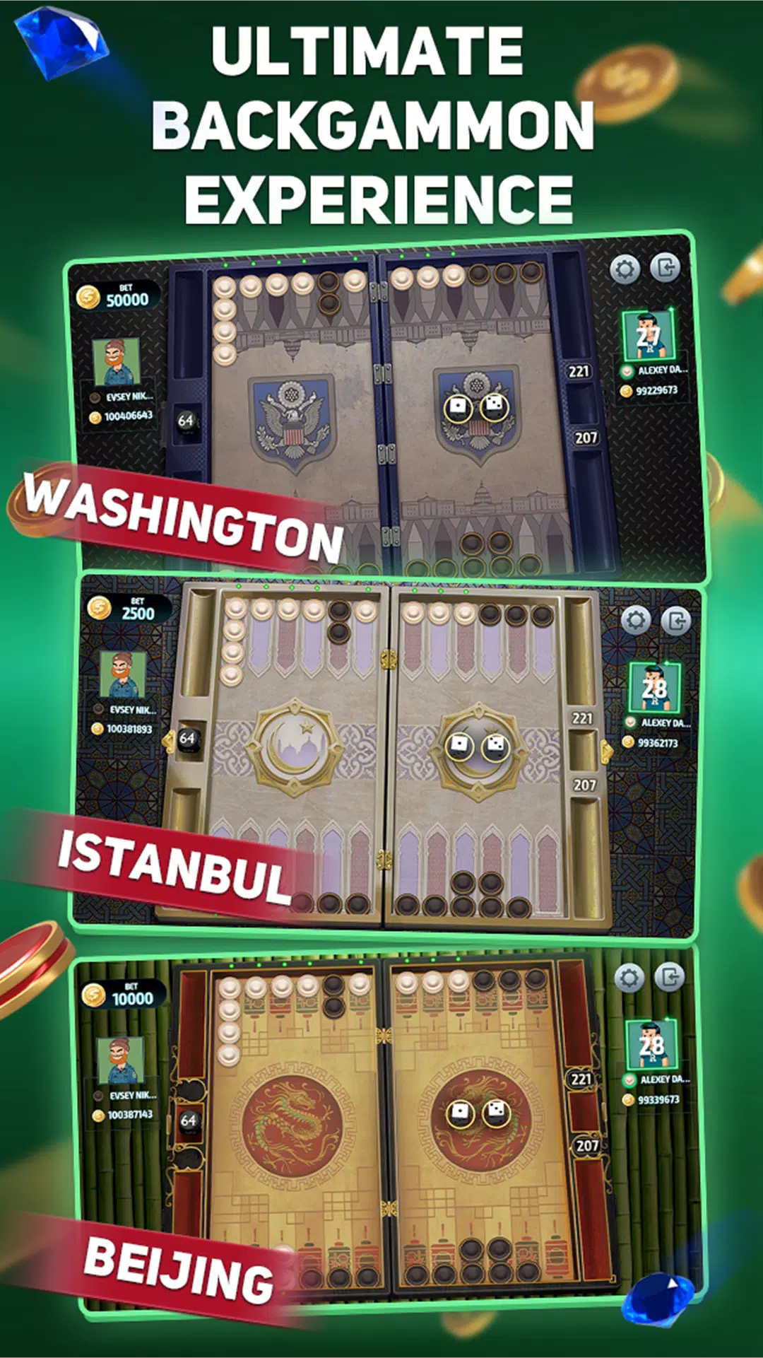 Backgammon Tournament Screenshot 1