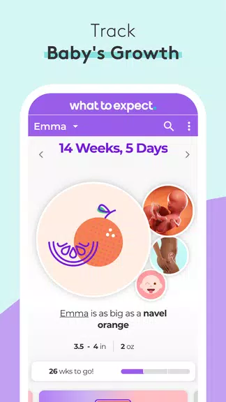 Pregnancy Tracker & Baby App Screenshot 0