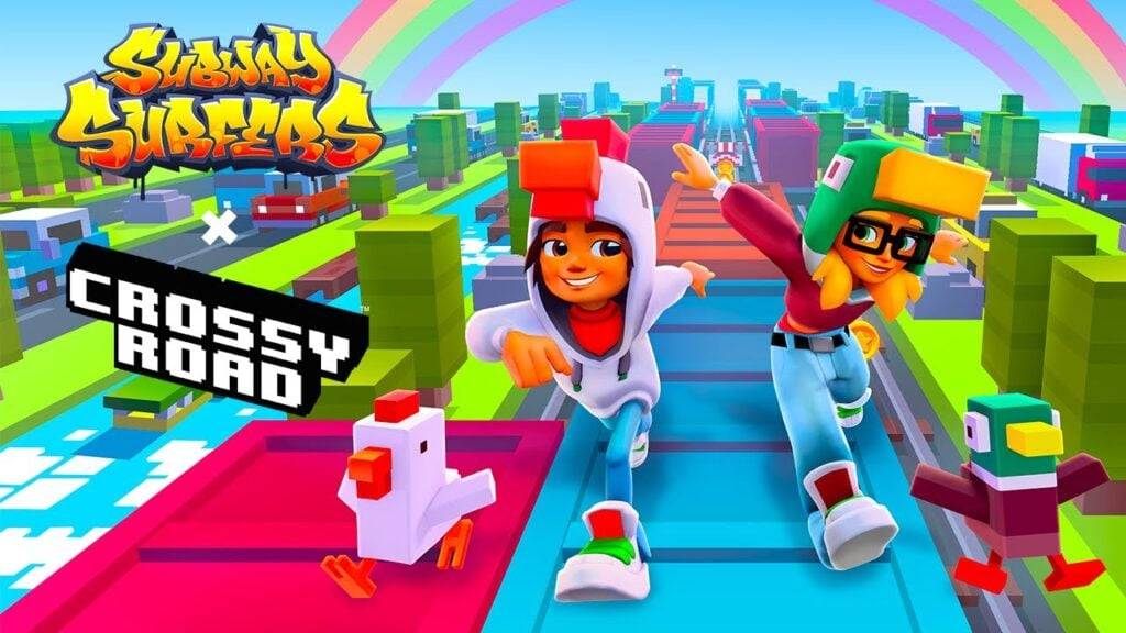 ¡Subway Surfers está cruzando caminos con Crossy Road en el próximo crossover!