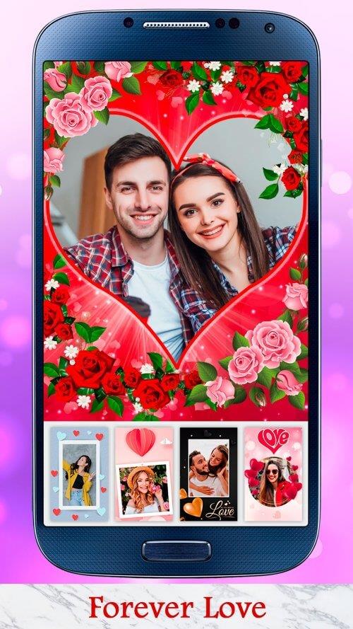 True Love Photo Frames App Tangkapan skrin 0