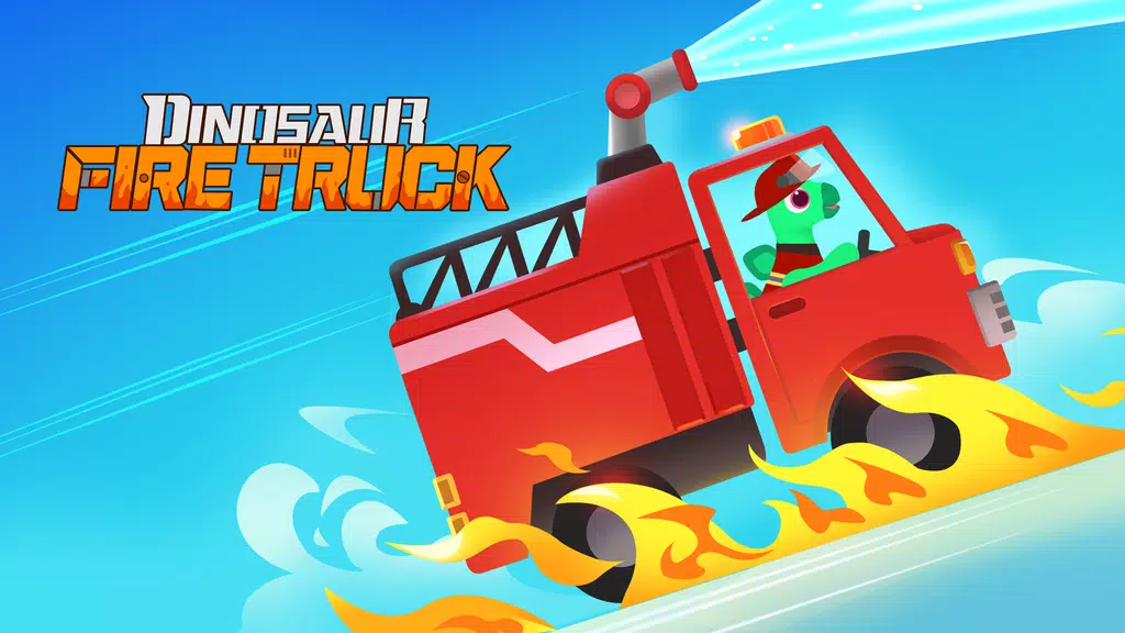 Dinosaur Fire Truck: for kids Screenshot 0