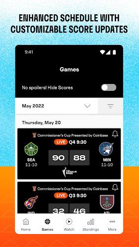 WNBA - Live Games & Scores Captura de tela 3