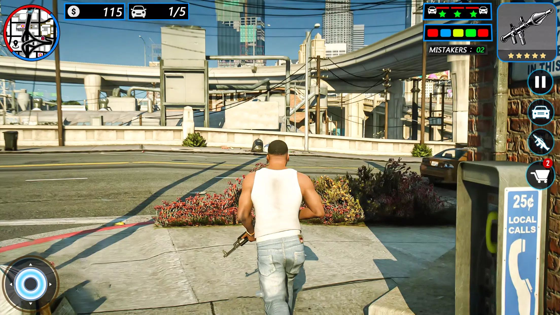 Gangster City Vegas Crime Game Capture d'écran 0