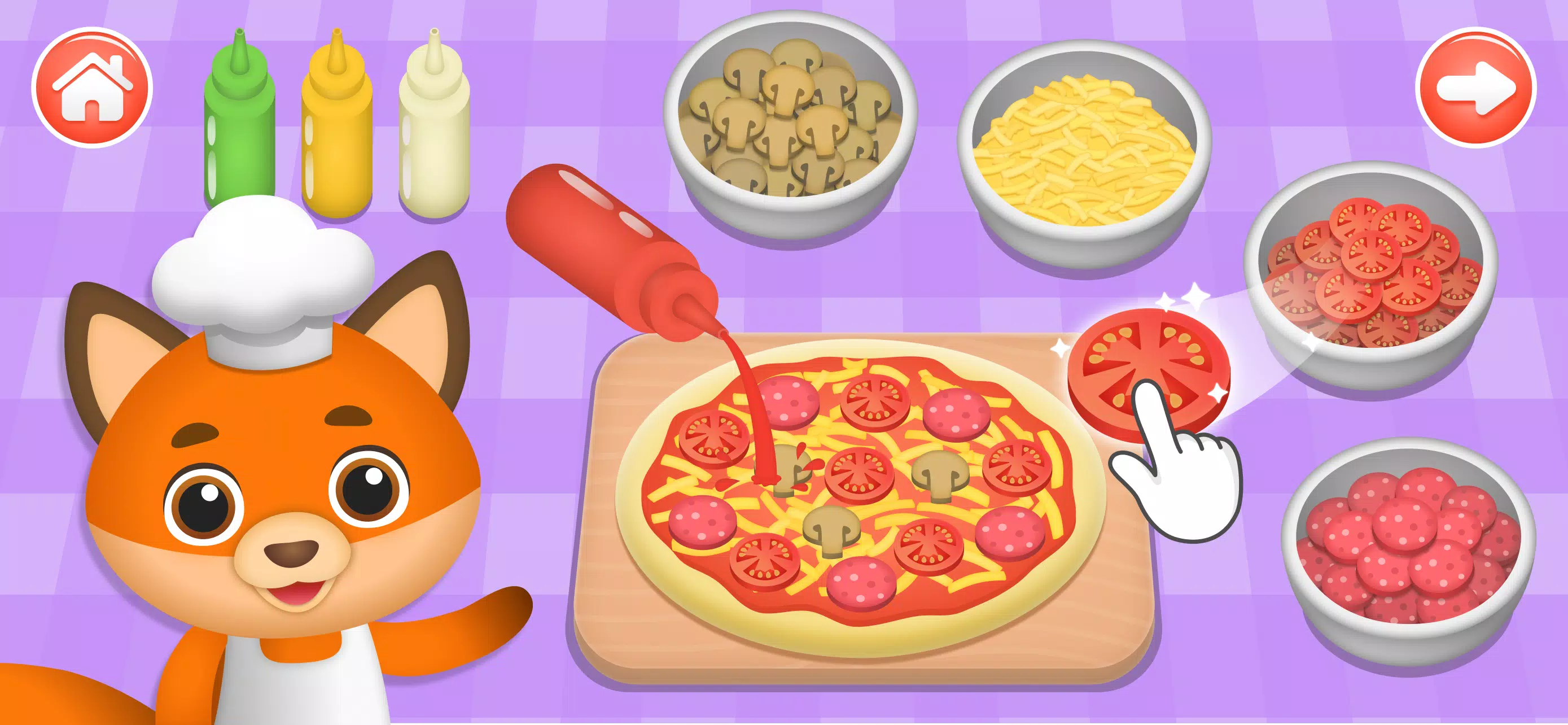 Kids Cooking Games Captura de pantalla 1