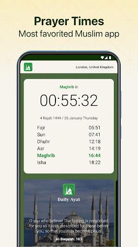 Namaz: Prayer Times & Qibla スクリーンショット 0