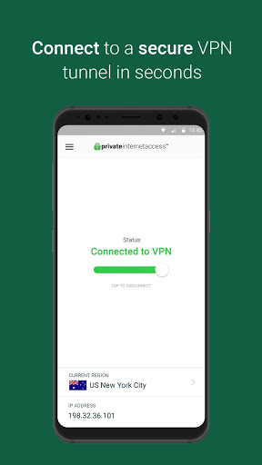 Private Internet Access VPN स्क्रीनशॉट 0