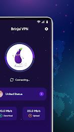 Brinjal VPN - Proxy & Secure Скриншот 1