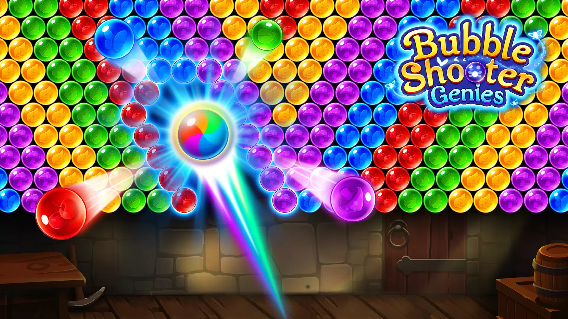 Bubble Shooter Genies Schermafbeelding 2