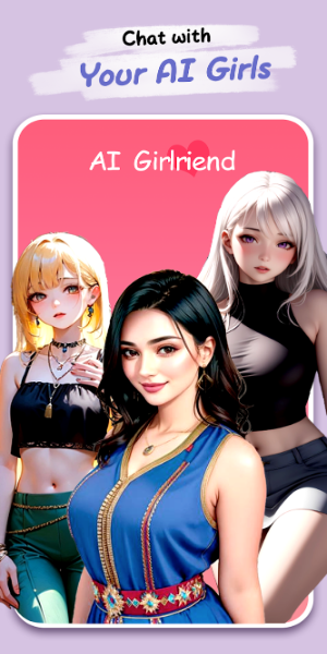 AI Girlfriend - AI Girls Ảnh chụp màn hình 1