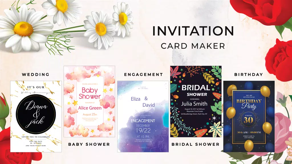 Invitation Card Maker & Ecards Screenshot 0