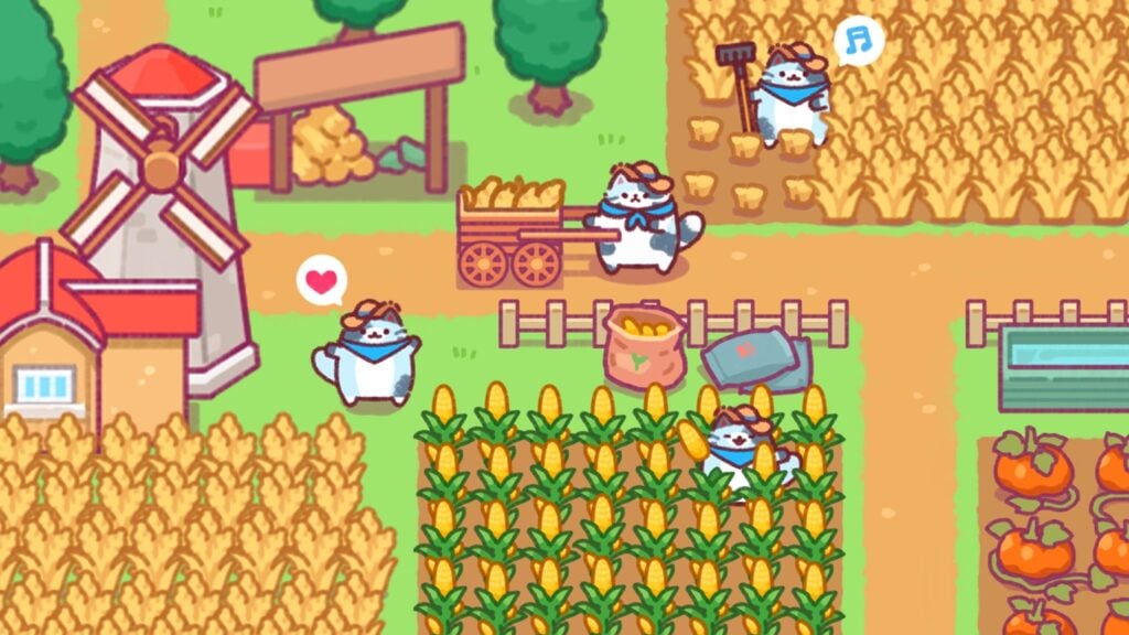 Wachsen Sie Ihre gemütliche Farm im Cat Town Valley: Heilung