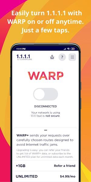 1111 Mod APK အကန့်အသတ်မရှိ Warp