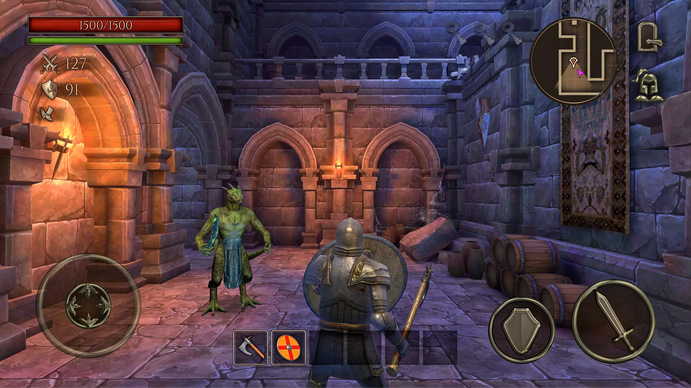 Ghoul Castle 3D - Action RPG Captura de pantalla 3