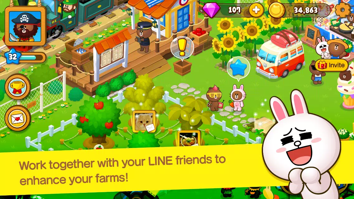 LINE BROWN FARM应用截图第1张