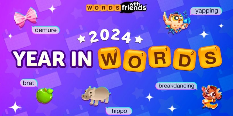 Words With Friends sedang mengimbas detik terbaik 2024 dengan ciri Your Year in Words