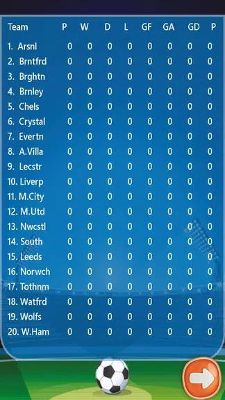 Football Game : Super League Schermafbeelding 3