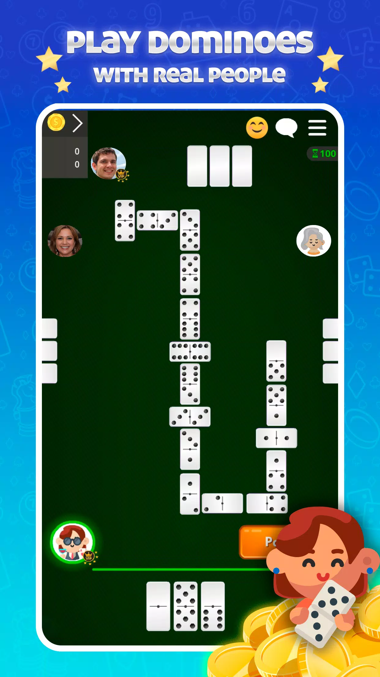 Dominoes Online - Classic Game স্ক্রিনশট 0