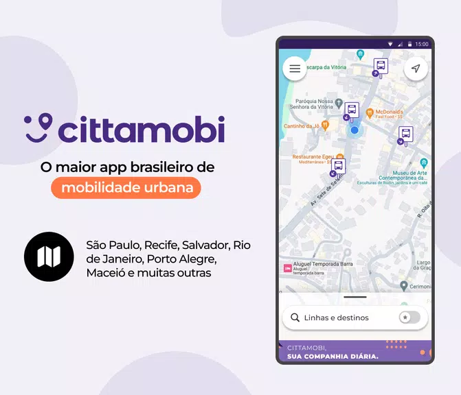 Cittamobi: Horários de Ônibus スクリーンショット 0