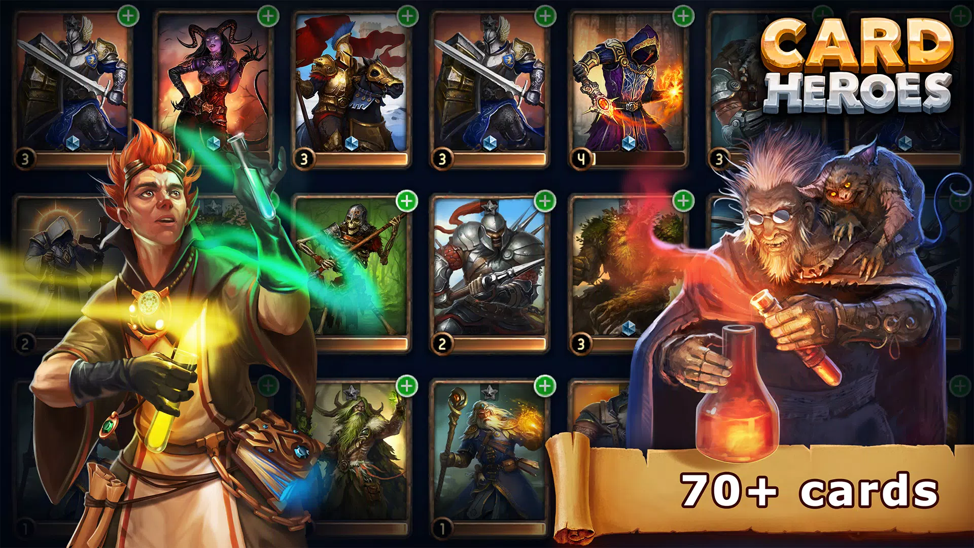 Card Heroes ဖန်သားပြင်ဓာတ်ပုံ 1