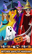 Cute Girl Halloween Makeup Art Captura de tela 3