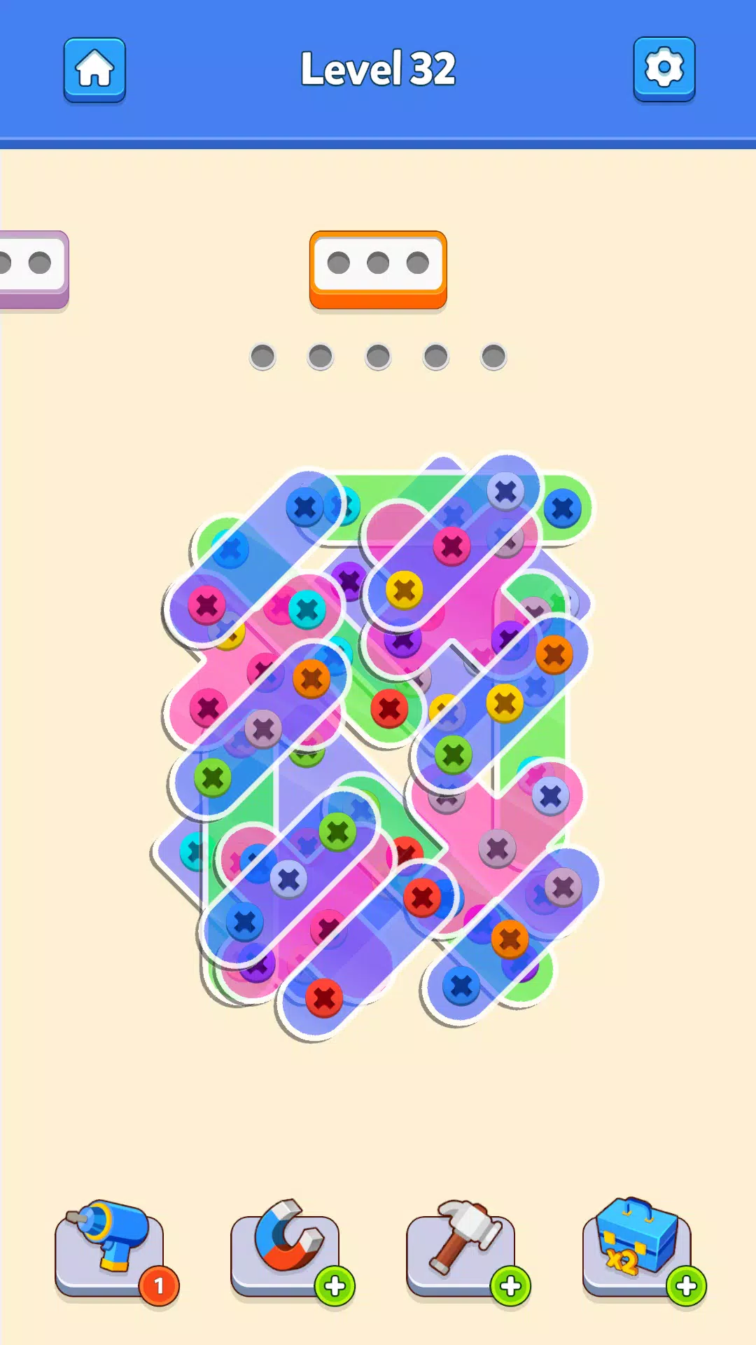 Screw Pin Jam Puzzle Nuts Bolt 스크린샷 2