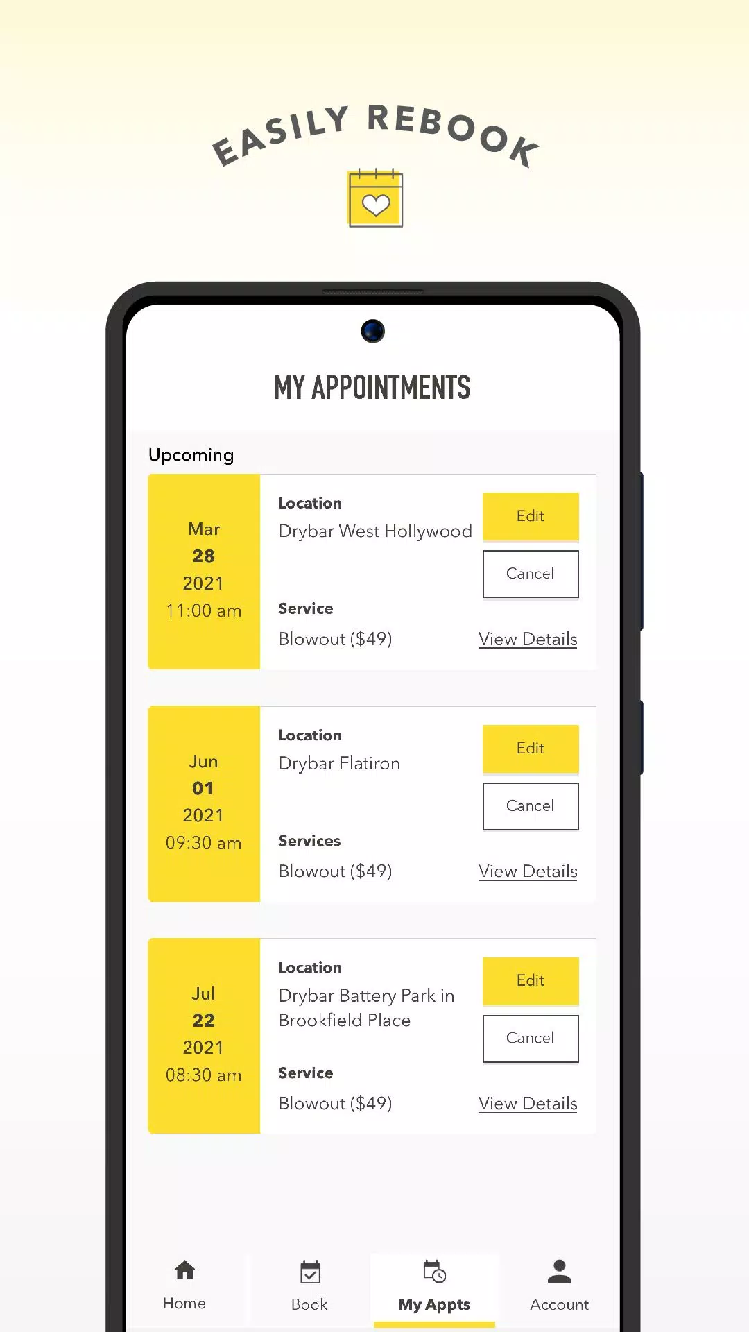 Drybar स्क्रीनशॉट 3